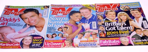 British magazine Bundle-TV Times-3 UK magazines-Weight 608g-NEW-FREE postage