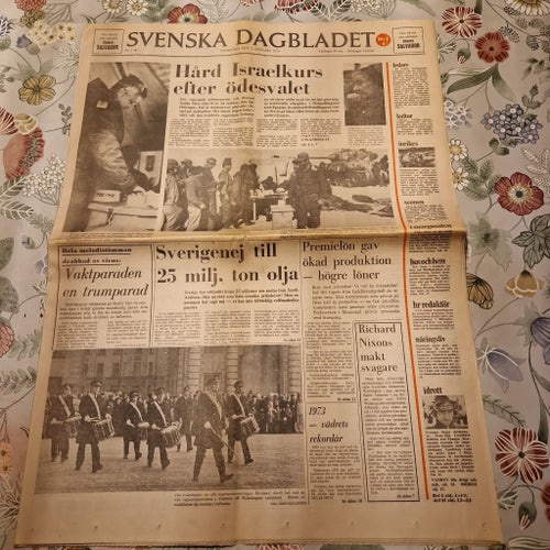 Svenska Dagbladet från 1974