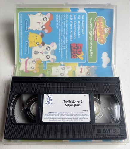 Trollhistorier 5: Sjöjungfrun (VHS) Svenskt tal