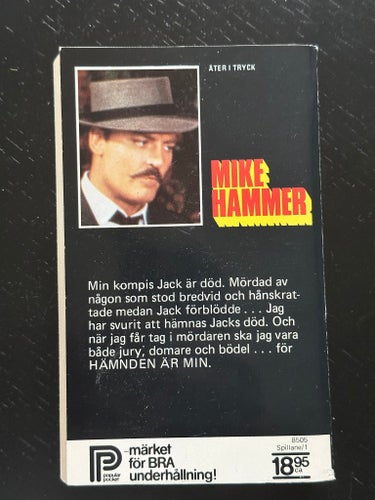 Mike Hammer: Hämnden är min av Mickey Spillane, 1985