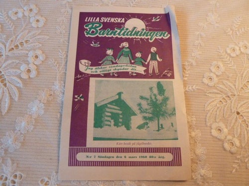 LILLA SVENSKA, BARNTIDNINGEN, 1960 NR 7, TIDNING