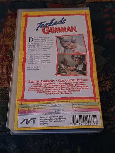 Teskeds Gumman Del 2 Av 2 - Världens Bästa Julkalendrar VHS Svenskt Tal
