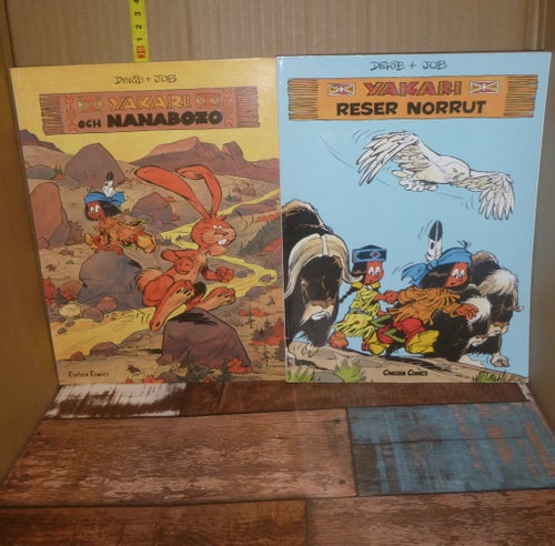 2 album med Yakari: "Yakari och Nanabozo" och "Yakari Reser Norrut"