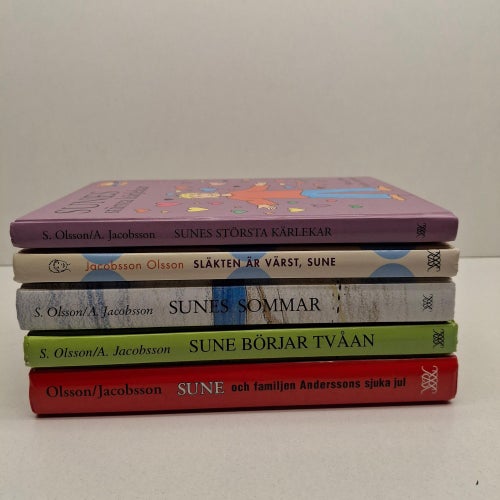 Sune x5 Bokpaket - Ungdomsböcker - Se bilder för titlar