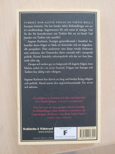 Europa och Turken - Ingmar Karlsson kurslitteratur statsvetenskap ir eu