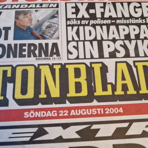 Aftonbladet tidning från 2004