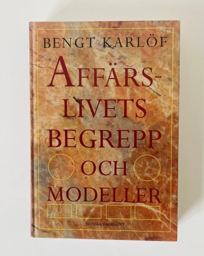 Affärslivets Begrepp Och Modeller av Bengt Karlöf, 1994