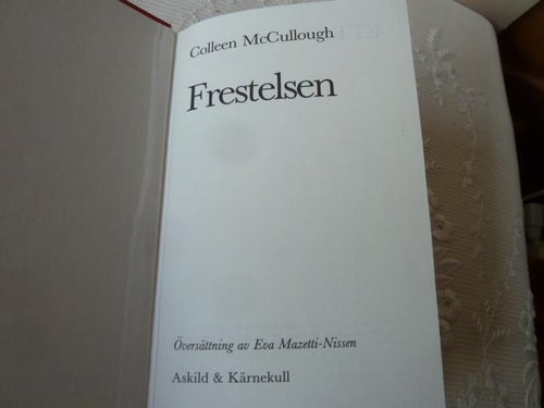 FRESTELSEN, C. McCULLOUGH, 1981,  BÖCKER