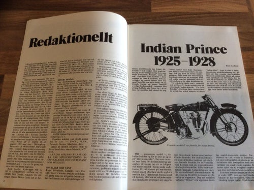 MCHK Nr 6 1982 Indian Prince,HVA porträtt,Husqvarna