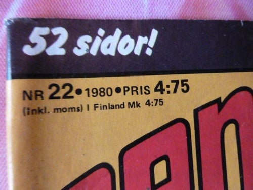 BEN BOLT, NR 22-1980, TIDNING