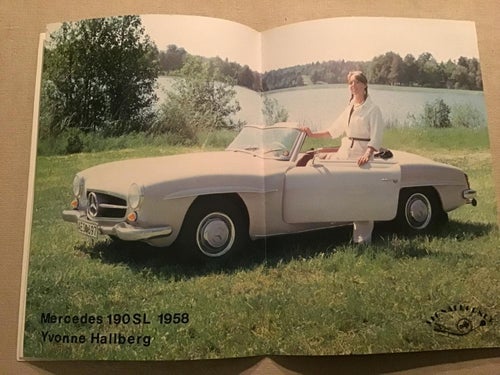 SIGNALHORNET NR 2 2981 YVONNE HALLBERG MERCEDES 190 SL,NASH 29 skrot till finbil
