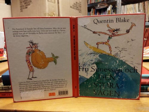 Fru Sunesson och den stora vågen, Quentin Blake. Bok. Very Good plus. BM