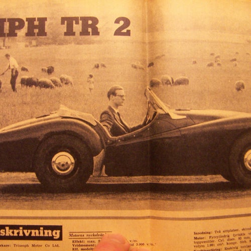 Nytest av Triumph TR 2 från 1955