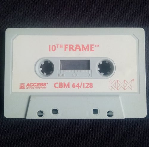 10th Frame (Kixx - Access) Lös Tape - Kassett ->TESTAD<- Commodore 64 / C64
