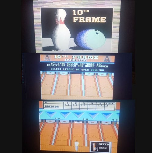 10th Frame (Kixx - Access) Lös Tape - Kassett ->TESTAD<- Commodore 64 / C64