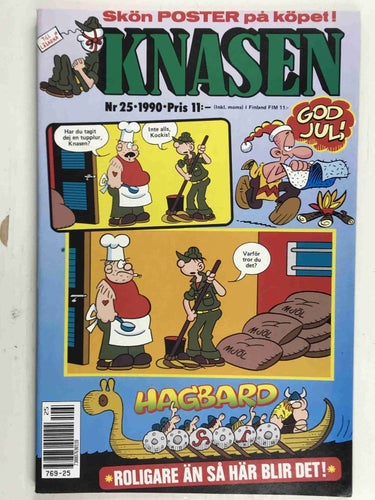 Knasen - 1990:25 VF-NM Med poster