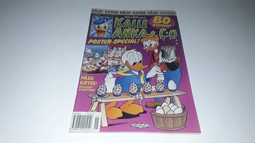 Kalle Anka & C:O Walt Disney's 1995 nr 15/16 med poster