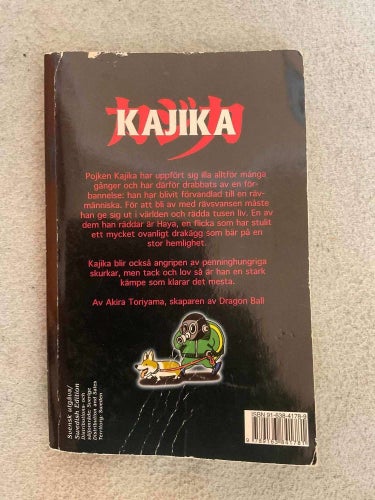 Kajika - svenska manga anime akira toriyama dragonball dragon ball