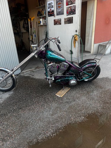 Harley-Davidson chopper 1956