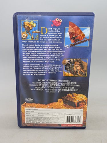 Disney Skattkammarplaneten - Svenskt tal - VHS