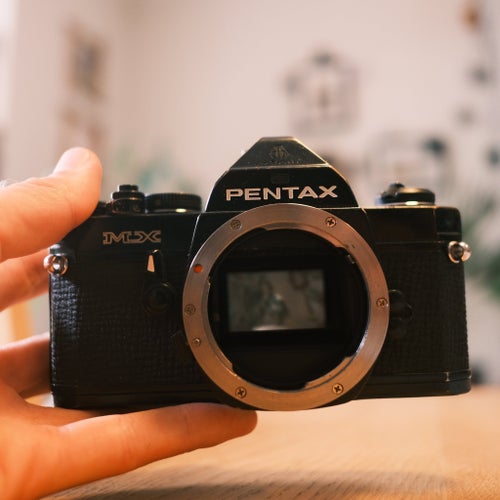Asahi Pentax MX (Svart) - Klassiskt analogt kamerahus