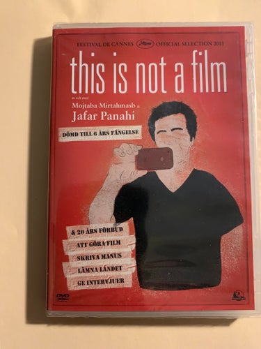 This Is Not A Film (2011) NY inplastad DVD dokumentär från Iran av Jafar Panahi