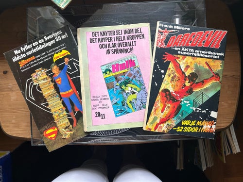 Serietidningar 3st 1980-tal, Miss Hulk o Stjärnornas krig