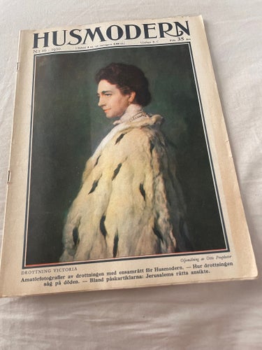 Tidning Husmodern Nr 16 1930