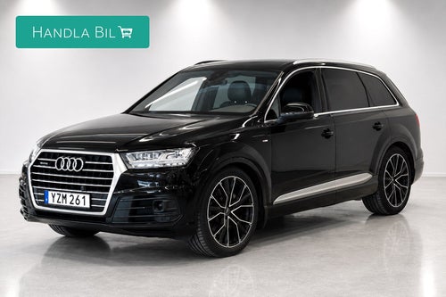 Audi Q7 3.0 TDI V6 Q S Line Cockpit 7-sits BOSE Värmare Luft SoV