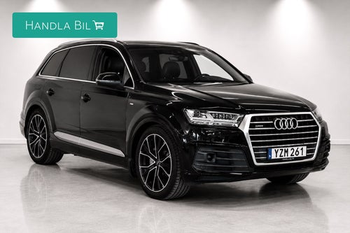 Audi Q7 3.0 TDI V6 Q S Line Cockpit 7-sits BOSE Värmare Luft SoV