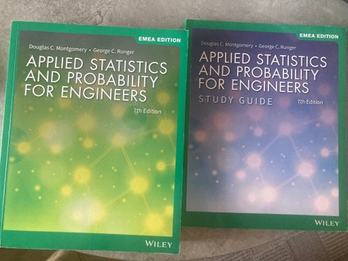 Applied Statistics and Probability for Engineers av Douglas C. Montgomery,