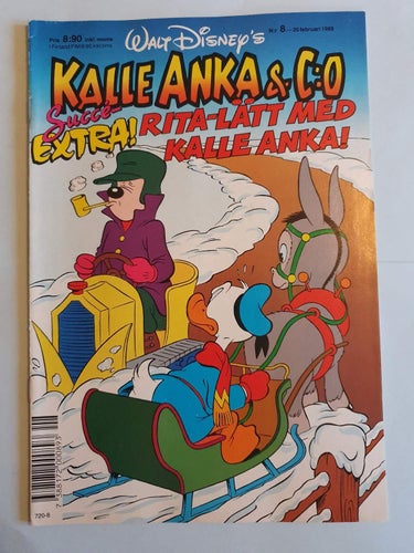 Kalle Anka & Co nr 8 från 1989