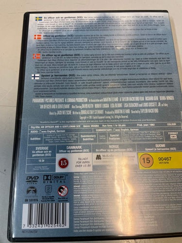 Dvd - En Officer och En Gentleman