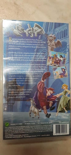 Walt Disney Hunchback of Notre Dame II VHS PAL tecknad barn film Portugisiskt