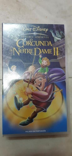 Walt Disney Hunchback of Notre Dame II VHS PAL tecknad barn film Portugisiskt