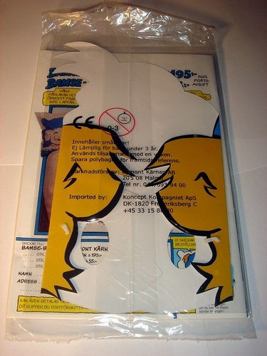BAMSE 2004 16 NY I ORIGINALPLAST m BAMSEMASK