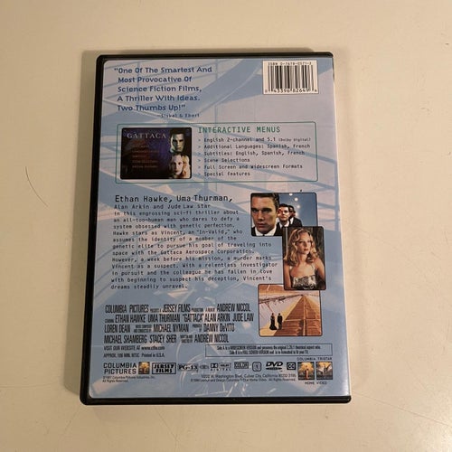 DVD - Gattaca. Ethan Hawke Uma Thurman.