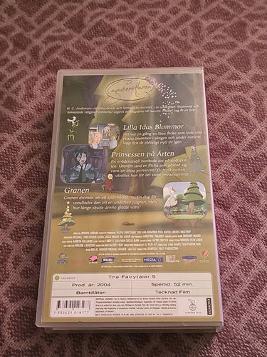 Sagoberättaren - Lilla Idas Blommor/Prinsessan På Ärten/Granen (VHS)