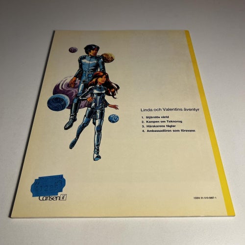 Linda och Valentins äventyr #4, 1a upplaga, oläst toppex! NM