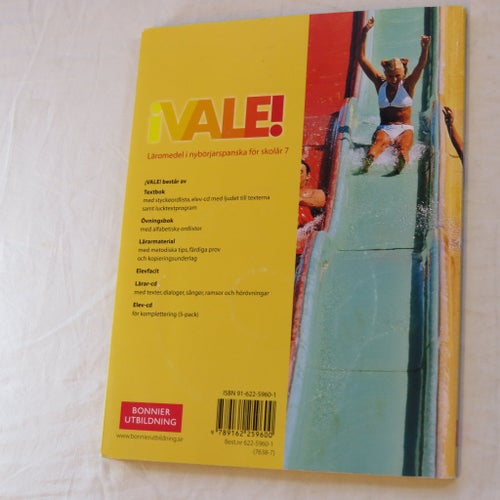 ¡VALE! 7 Textboken av Örjan Hanson, Inmaculada Moreno Teva, Bonniers, 2004