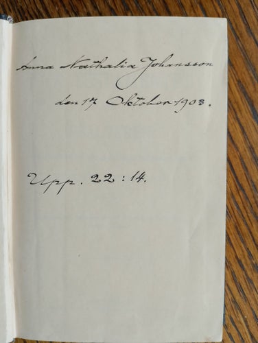 Nya Testamentet och Psaltaren (1902) – Normalupplagan, fint skick med kartor
