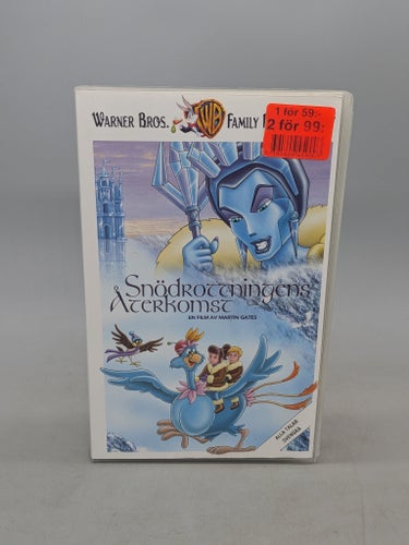 Snödrottningens återkomst - Svenskt tal - VHS