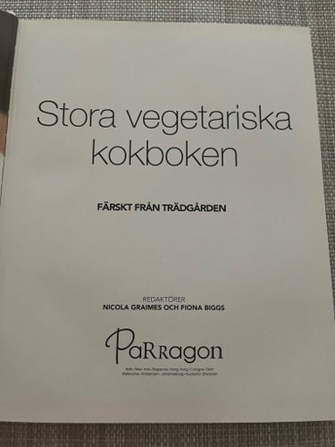 Stora vegetariska kokboken, Nicola Graimes och Fiona Biggs, 2011