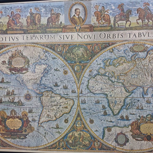 Världskarta - Nova Totius Terrarum Sive Novi Orbis Tabula - Karta