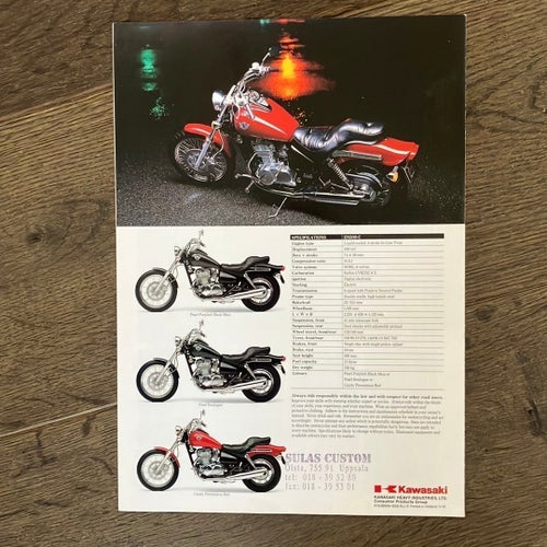 Kawasaki EN 500 broschyr