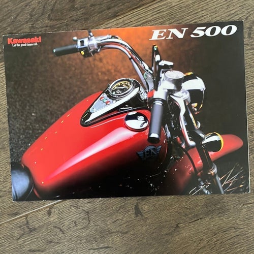 Kawasaki EN 500 broschyr