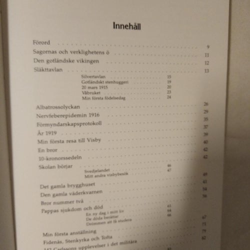 Törnen och Orkidéer av Hilding Carlsson, bok. Very Fine