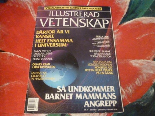ILLUSTRERAD VETENSKAP, NR 7-1987, TIDNING