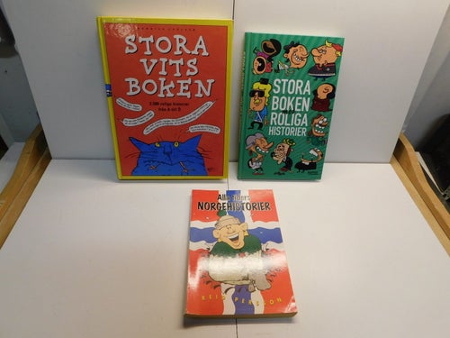 3 Vits Humor Roliga Historier Böcker