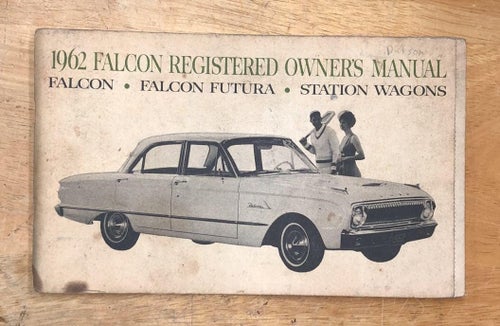 1962 Ford Falcon Registered Owner´s Manual